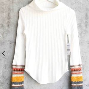 Free People combo  sweater Medium gorgeous NWT.